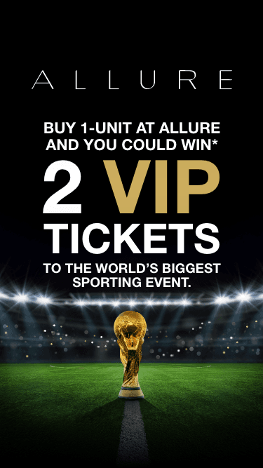 Allure FIFA campaign promotion banner